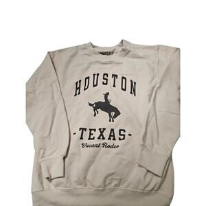 Pretty Vacant Houston Texas Fleece Lined Crewneck Small